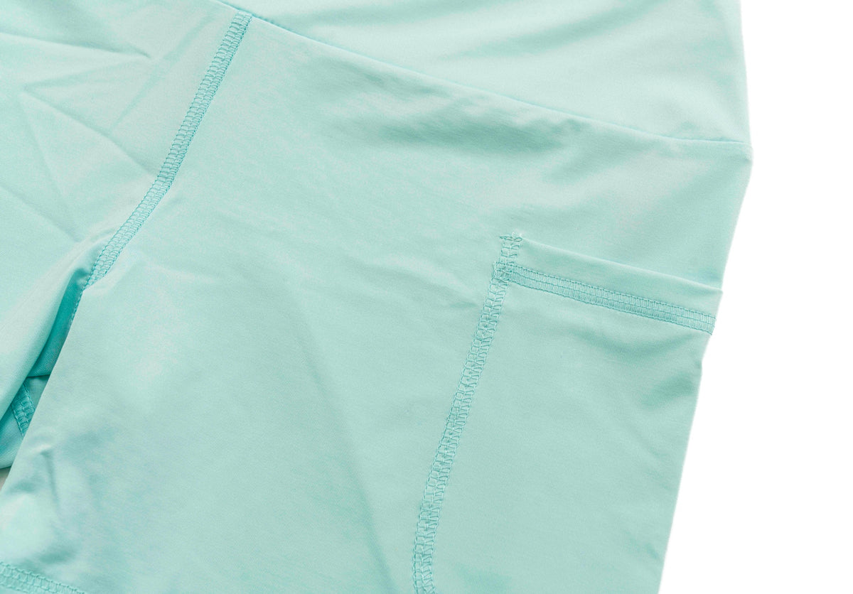 Common Courtesy Rhythm Shorts-Sea Glass