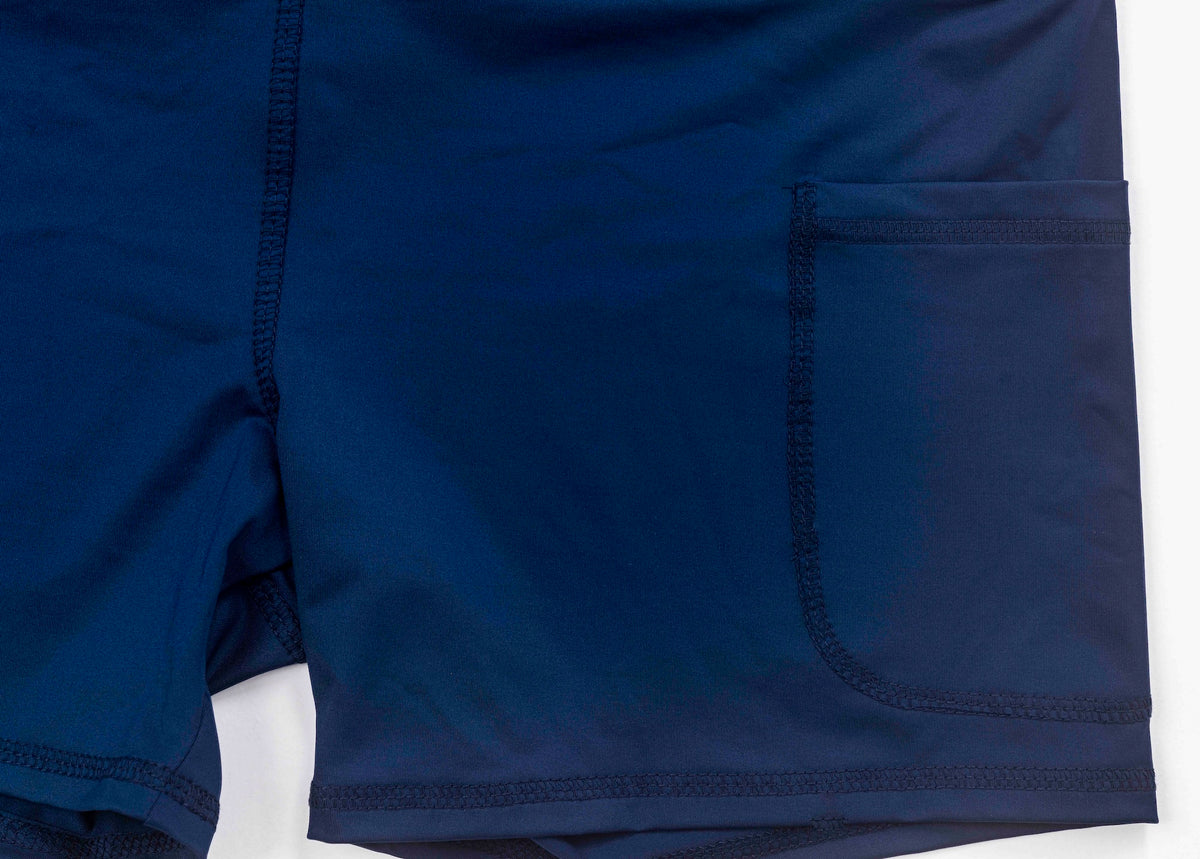 Common Courtesy Rhythm Shorts-Moonlight