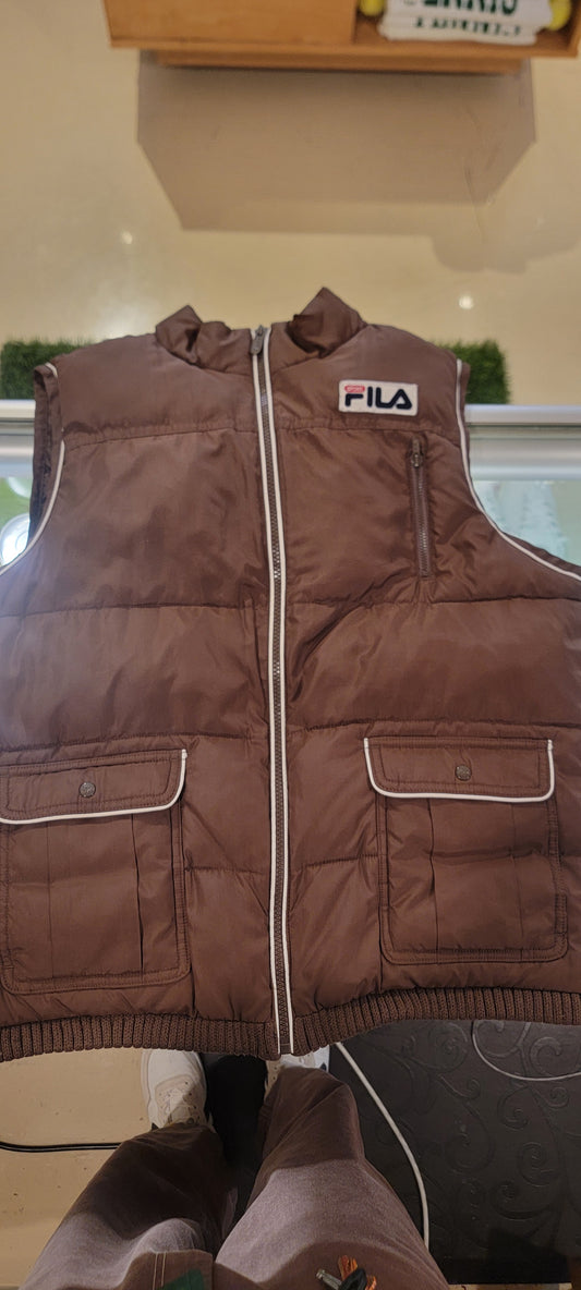 Fila Sport Puffer Vest (brown)