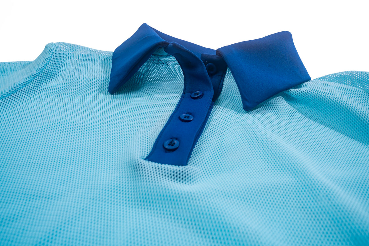 Common Courtesy Ease Polo in Quiet Sky