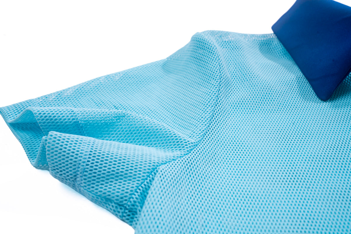 Common Courtesy Ease Polo in Quiet Sky