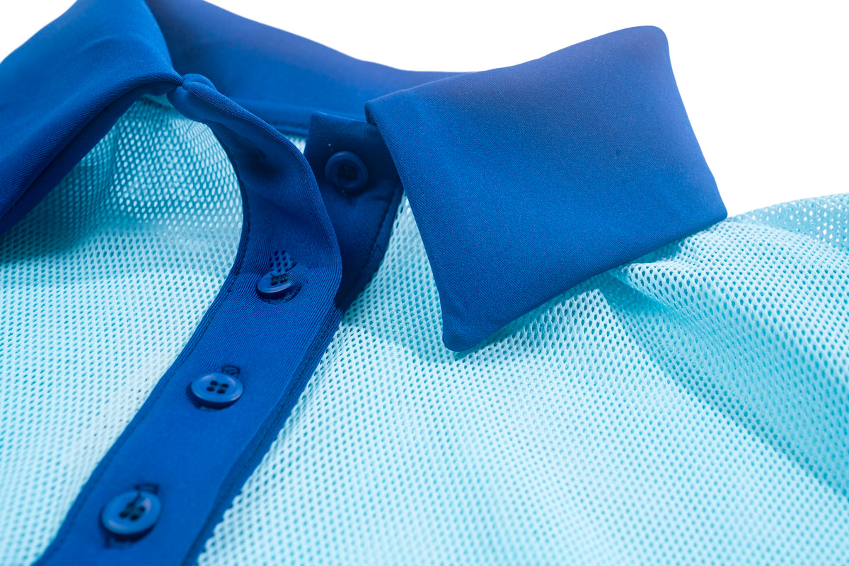 Common Courtesy Ease Polo in Quiet Sky