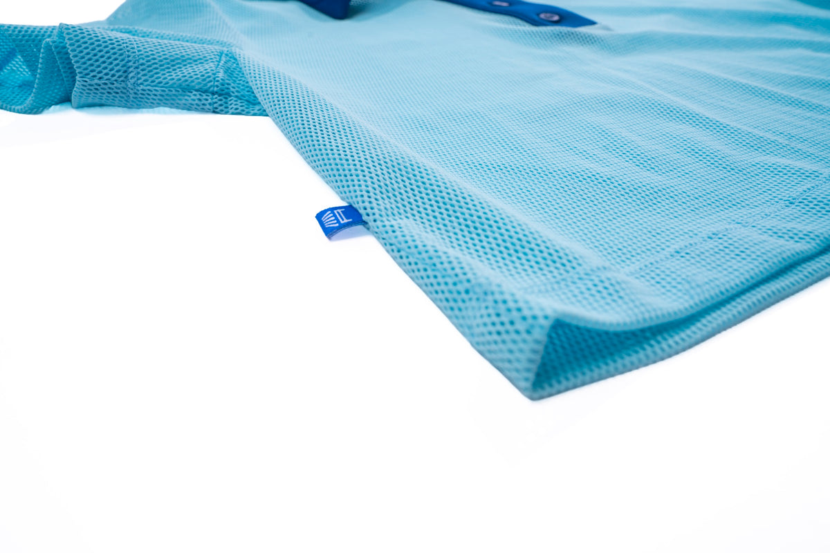 Common Courtesy Ease Polo in Quiet Sky