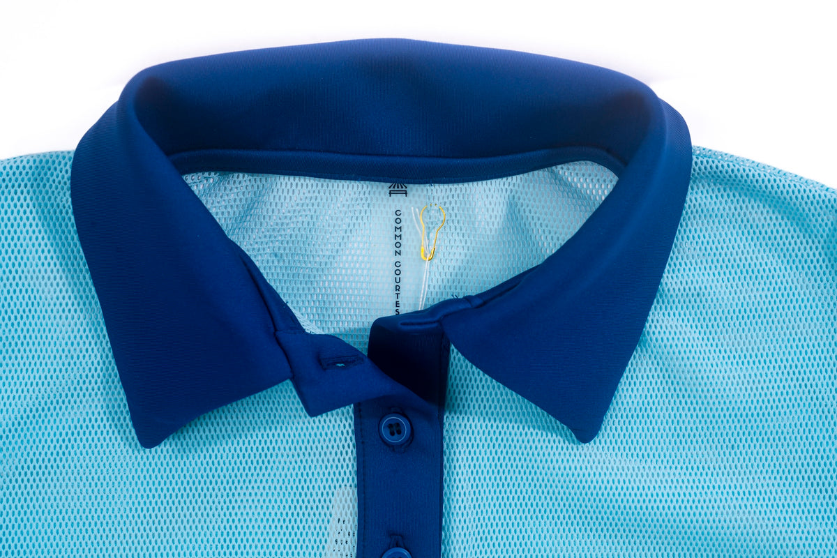 Common Courtesy Ease Polo in Quiet Sky