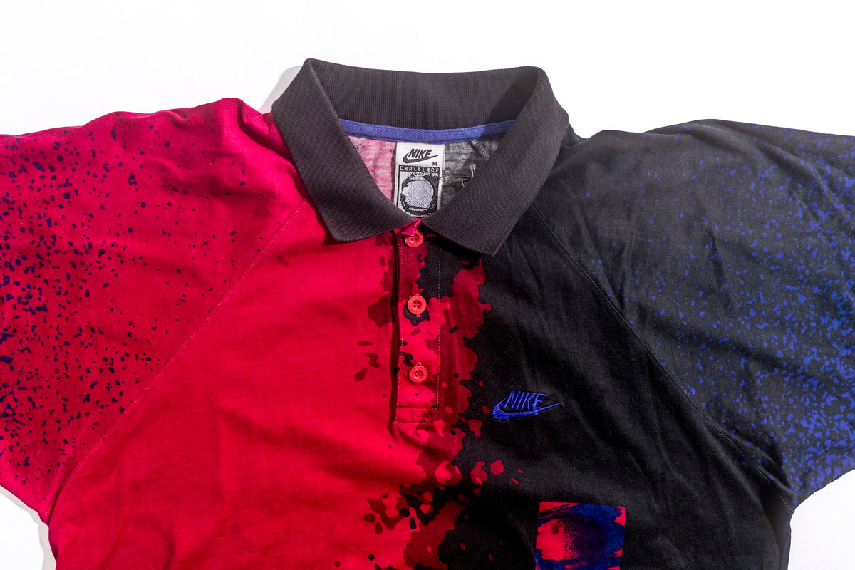 Nike Tech Challenge Court Polo - Pink and Purple