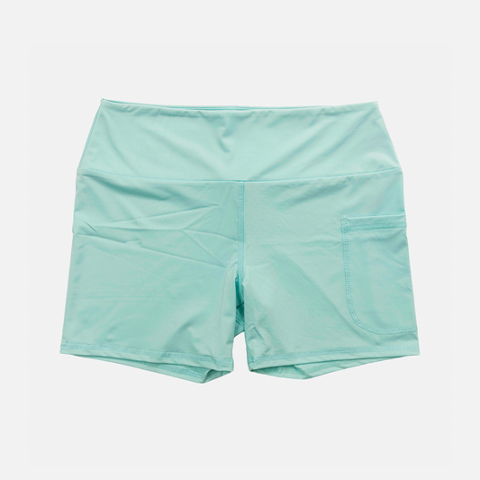 Common Courtesy Rhythm Shorts-Sea Glass