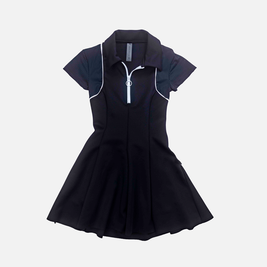 Common Courtesy Element Dress-Black
