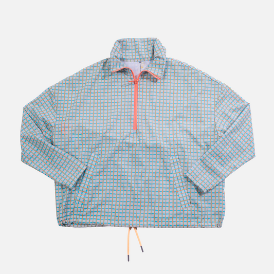 Common Courtesy Routine Jacket in Sherbet Grid