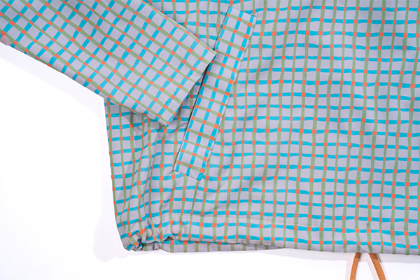 Common Courtesy Routine Jacket in Sherbet Grid