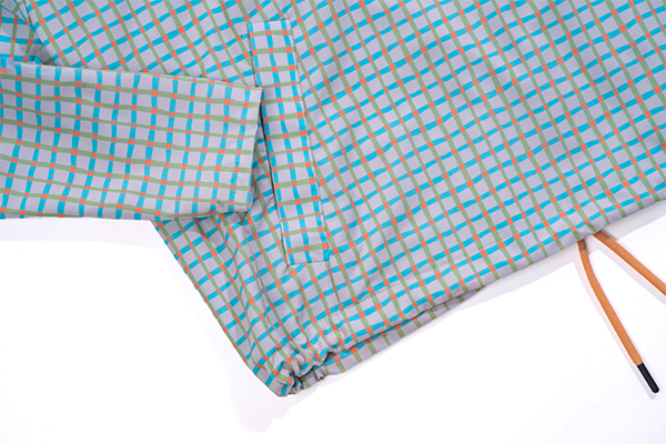 Common Courtesy Routine Jacket in Sherbet Grid