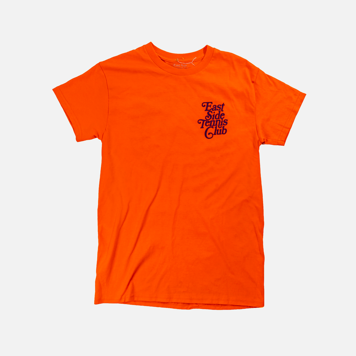 East Side Tennis Club In Your Head Tee - Orange